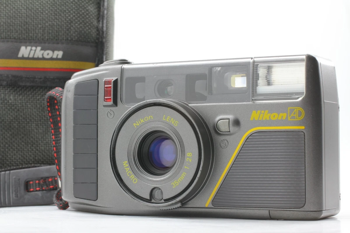 【EXC+5 w/ Case】Nikon AD3 Gray 35mm Point & Shoot Film Camera From JAPAN