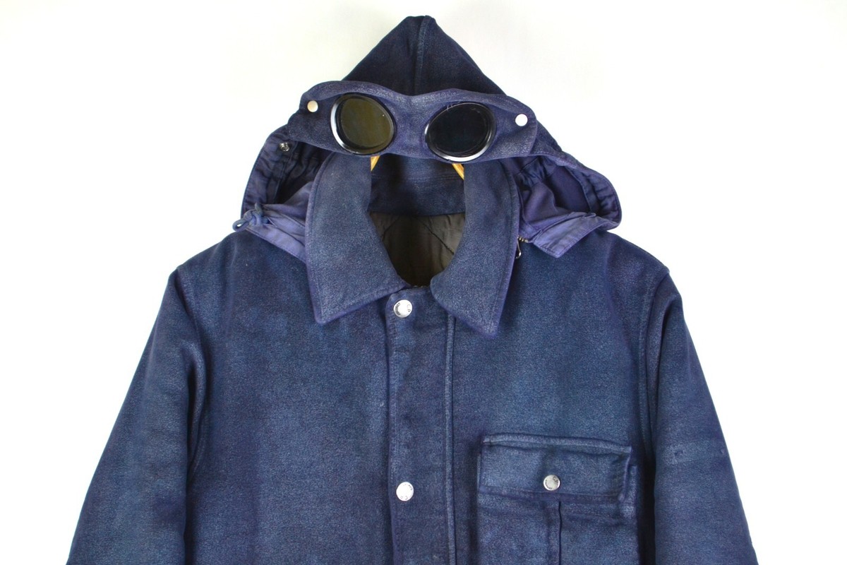 Vintage C.P. Company Goggle Jacket Zip Coat Garment Dyed Vintage C.P. Company Goggle Jacket Zip Coat Garment Dyed