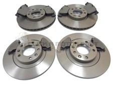 Front And Rear Brake Discs & Pads Set For Peugeot 5008 1.2 1.5 1.6 2017-2024