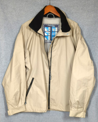 Waterproof TRIBORD DECATHALON Windproof Jacket Men XXL Tan Sailing Outdoor Man