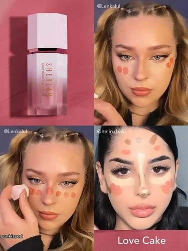 SHEGLAM Color Bloom Liquid Blush Love Cake Professional Makeup Artist