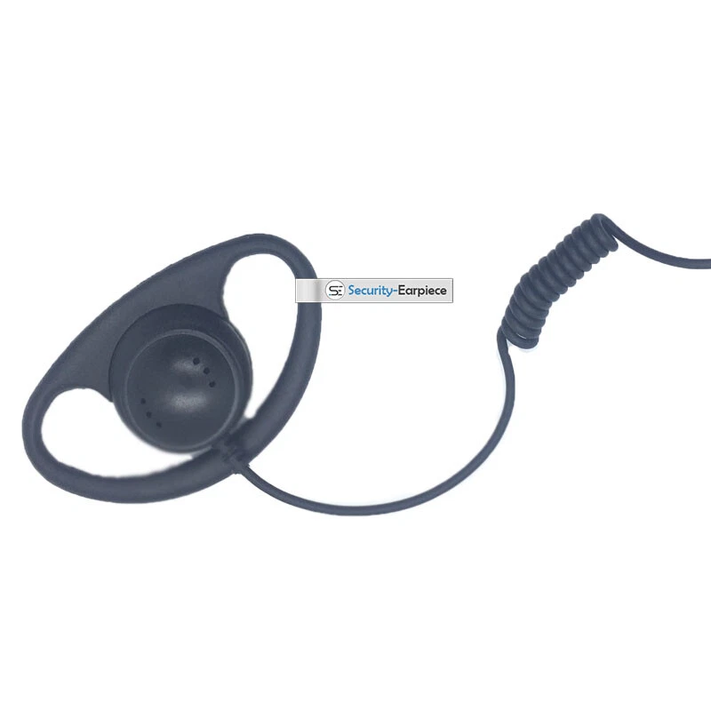 Listen Only D Shape Earpiece For 2 Pin Motorola Radios 3.5mm Jack CP040, CP88 - Image 3 of 4