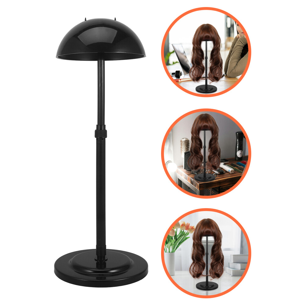 Hat Display Stand Hat Display Holder Adjustable Height Wig Stand Adjustable