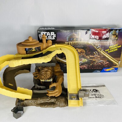 Hot Wheels Star Wars Rancor Rumble Track ''Escape the Chomping Rancor!'' No Car