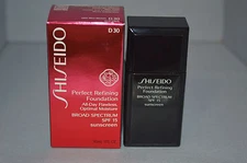 Shiseido Perfect Refining Foundation All Day Flawless D30 1 oz New Boxed