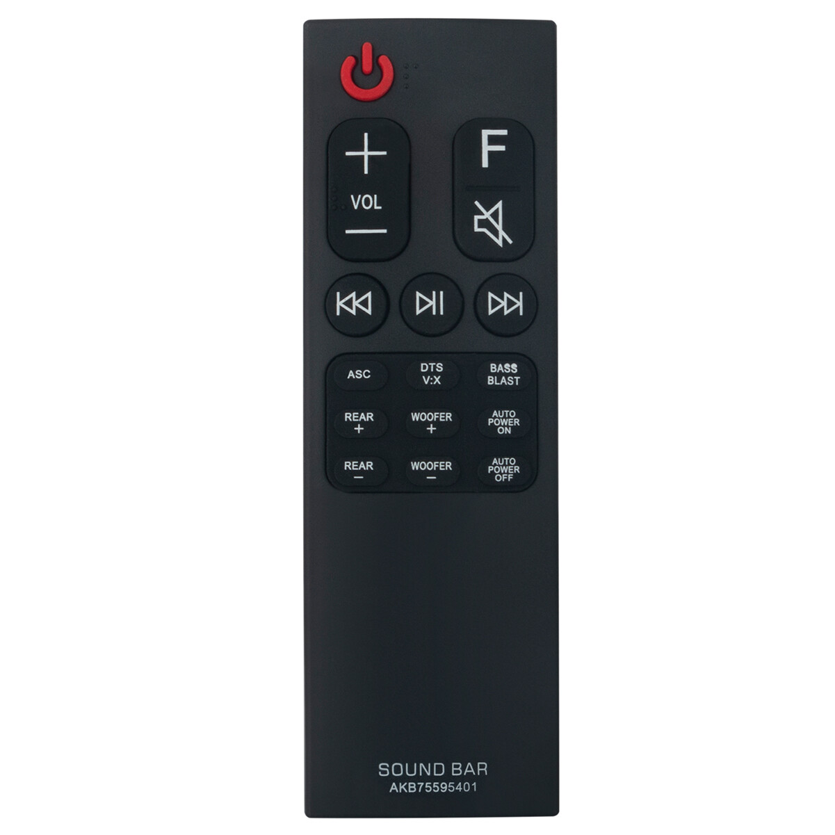 New AKB75595401 Replace Sound Bar Remote Control for LG Soundbar SK5R SK5Y