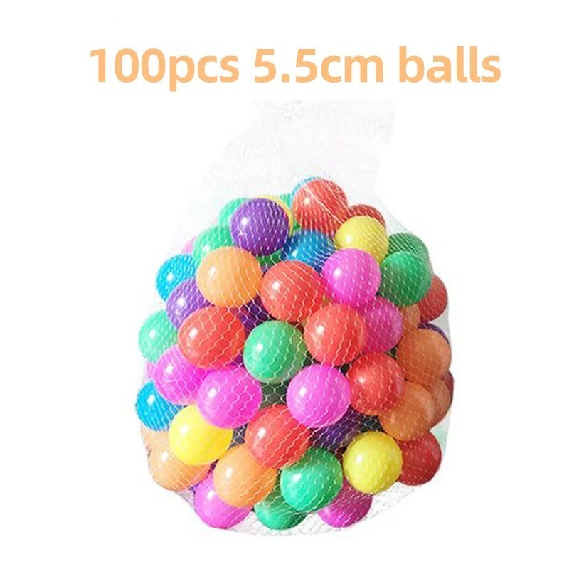 100pcs Soft Plastic Play Balls For Ball Pit Ocean Swim Pool