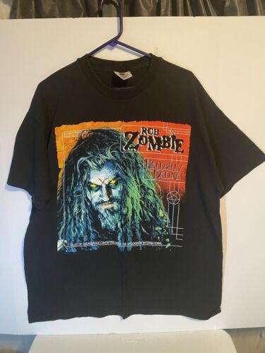 VINTAGE ROB ZOMBIE HELLBILLY DELUXE SHIRT XL