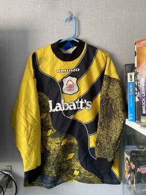 Yellow Forest Goalkeeper Kit Nottingham Forest Football Shirt 1996