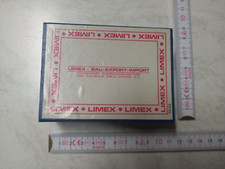 Gro&szlig;e Streichholzschachtel Limex Bau Export Import Berlin aus DDR-Zeiten