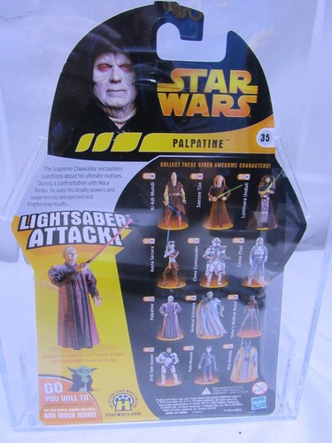 Hasbro Star Wars Rots Holographic Emperor Action Figure graded - Picture 4 of 7