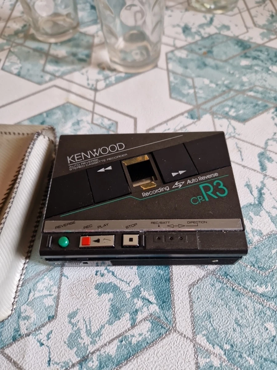 Vintage KENWOOD CP-R3 WALKMAN + JAPAN Portable RARE