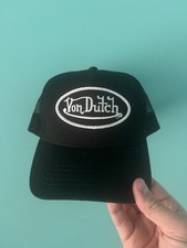 Von Dutch Black Trucker Hat One Size Men