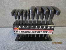 PT Tools 10pc T Handle Hex Key Set