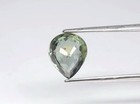 💎 1.97ct 8.7x7.3mm Pear Bluish Green Sapphire - Unheated, Songea Tanzania Gem — photo 2