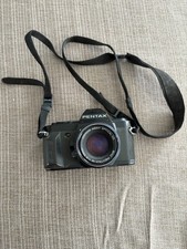PENTAX ME Black 35mm SLR Film Camera w/ SMC Pentax-M 50mm f/2 Lens Strap