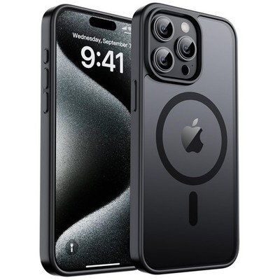 zapica Magnetic for iPhone 15 Pro Max Case, Iphone 15 6.7'', Black