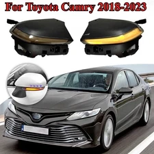 2x For Toyota Camry 2018-2023 Sequential Wing Side Mirror Turn Signal Lamp Light