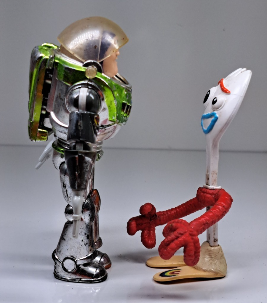 Solar Buzz Lightyear Chrome Toy Story Disney Thinkway 6
