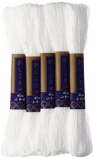 Sashiko thread 40m col.1 5x1 40m, White