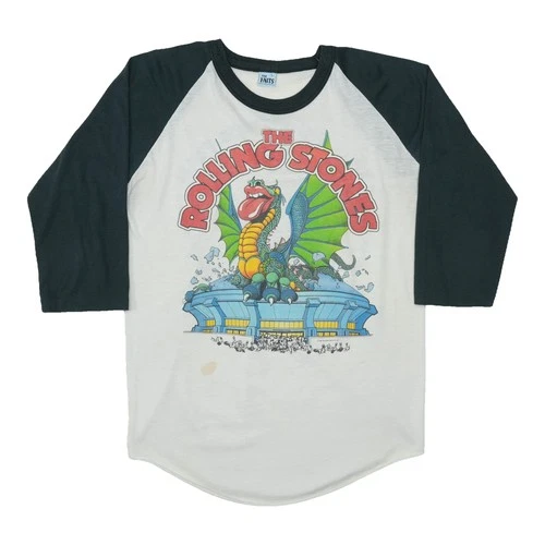 Rolling Stones Tour Shirt 1980s vintage concert t-shirt, vintage, single stitch, B+ condition