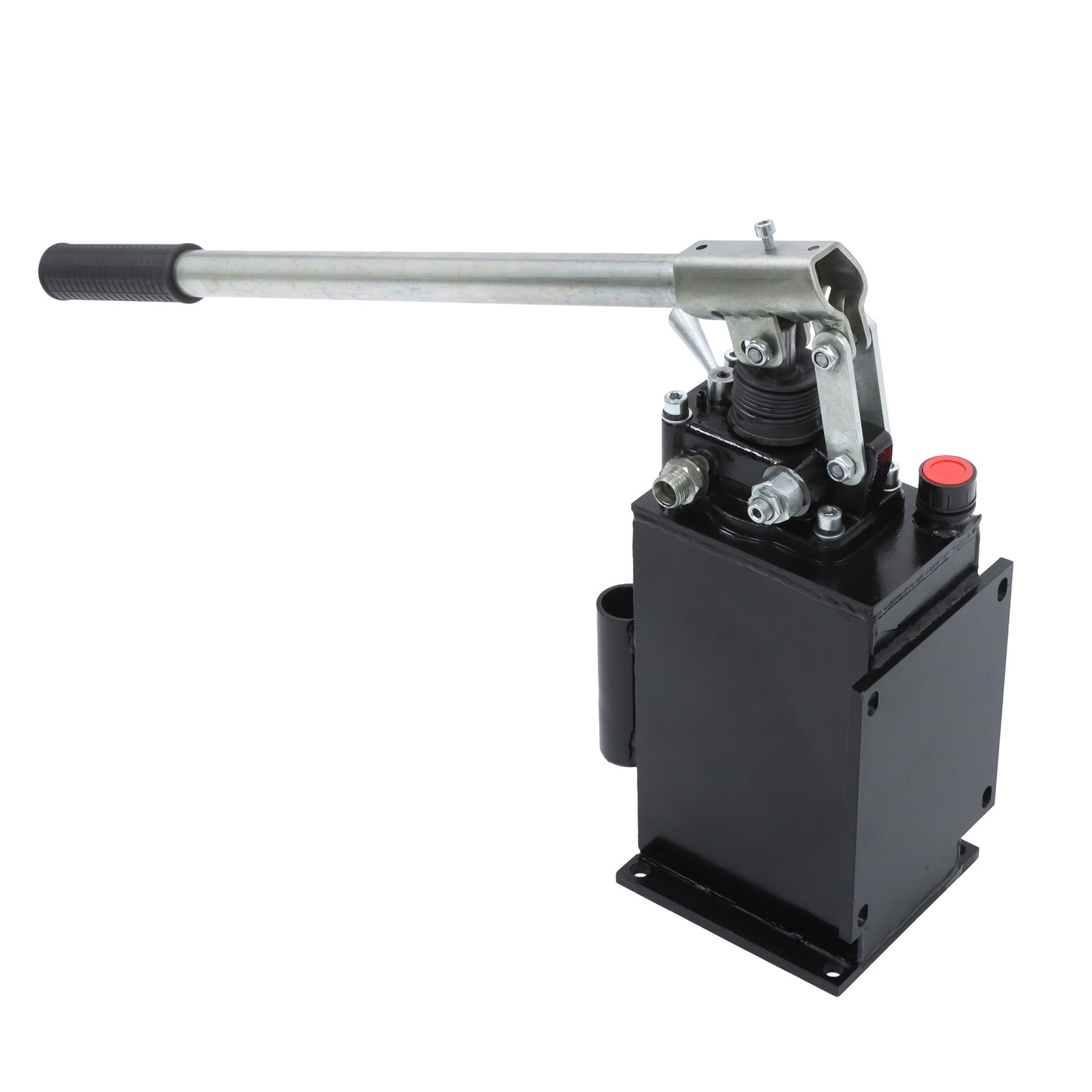 2.7 Cid Hydraulic Piston Hand Pump With Valve For Double Acting Cylinder 3 Quart