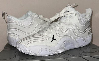 Nike Basketball Mens Jordan Tatum 3 TB PF White Black 9 HQ5041-101