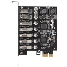 7-Port PCIE Expansion Card PCIE To USB3.2 Expansion Card 5Gbps High for PCgb