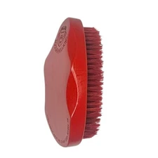 Red WAVE BRUSH, Medium Wave Drop Brush, Nylon Bristle Curved Brushes, HAIR Brush