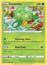 Pokemon Carnivine 012/159 Crown Zenith NM card Normal