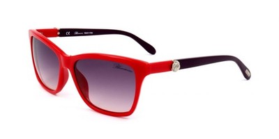Blumarine SBM651M Rosso pieno lucido 55/16/135 WOMAN Sunglasses