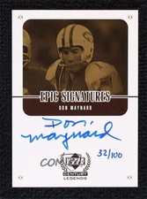 1999 Century Legends Epic Signatures Gold 32/100 Don Maynard #MYC Auto HOF 2d0