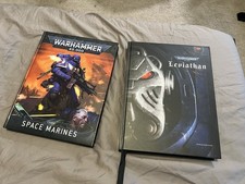 Warhammer 40K Leviathan Core Book + Space Marines Codex (GREAT CONDITION)