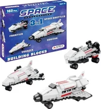 Space Exploration Building Blocks 3-in-1 Toy Set - Educational Blocks for Kids