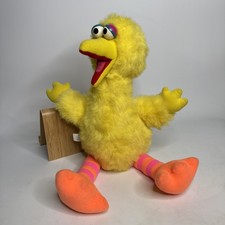 Big Bird Sesame Street Talking Big Bird 22  Plush Toy Pull String VTG 1992 Works