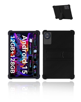 for Headwolf WPad7 Android Tablet,10.95 inch Tablets Case,Soft Silicone BLACK