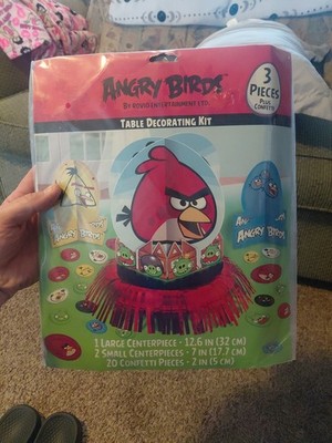 Angry Birds 3pc. Table Decorating Kit Set New In Package Sealed 2009-2011 Rovio 