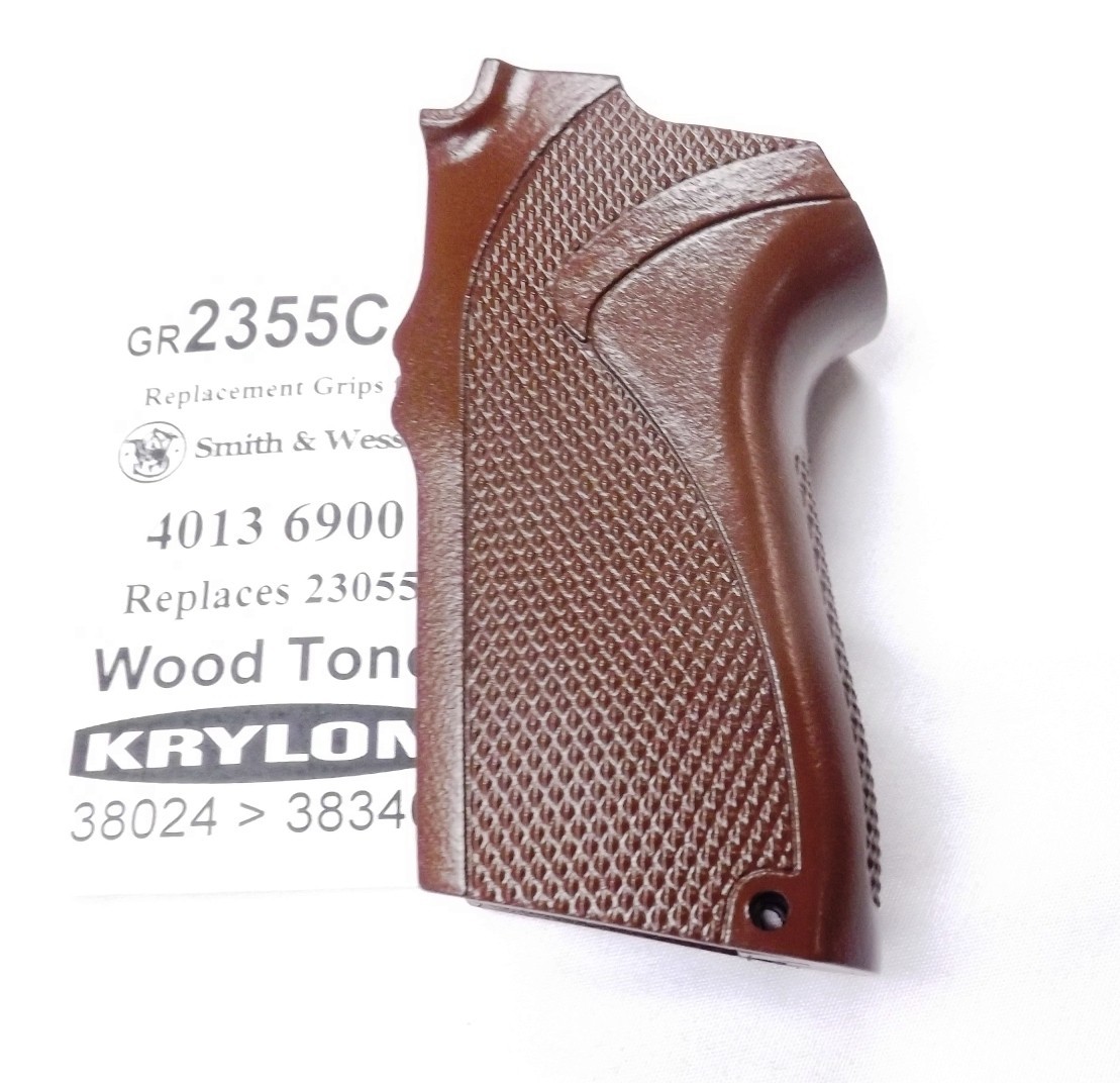 Wood tone Krylon Grip for S&W 6904 6906 6946 4013TSW Smith