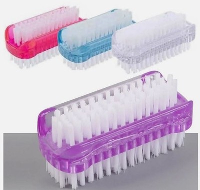 Doppelseitige Nagelreinigungsbürste Maniküre Pediküre Werkzeug für Fingernägel & Fußnägel