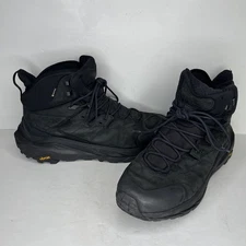Hoka Kaha 2 GTX Hiking Boot Mens US 12 D Black High Top Lace Up Shoes Gore-Tex
