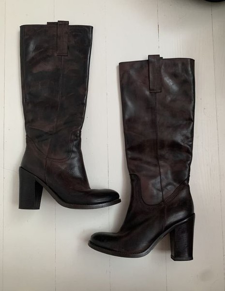 Women Navyboot Boots Leather