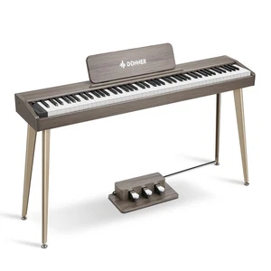 🎹 Donner DDP-60 Piano numérique 88 Clé électrique clé avec support 3 Pédale