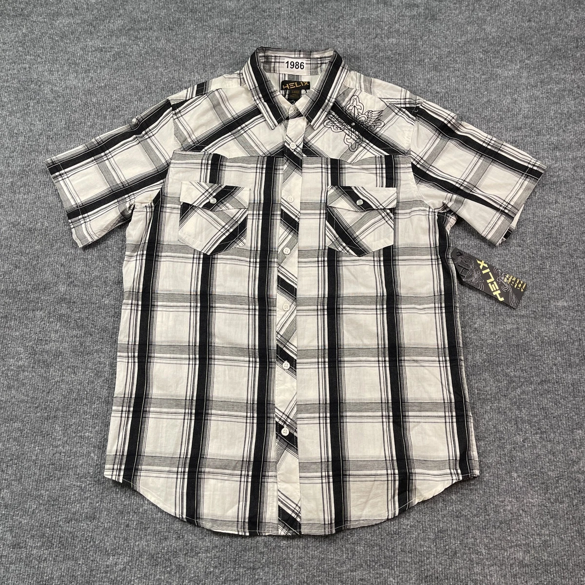 Helix White Regular Shirts for Men for sale | eBay