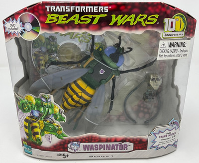 Transformers Beast Wars 10th Anniversary Waspinator 2006 MISB, DVD Hasbro