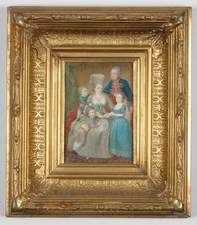 Pierre Le Sage "Netherland's Royal Family", extremely important miniature!! (m)