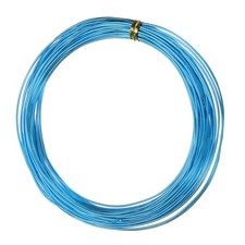 18 Gauge 1mm Aluminum Wire 32.8 Ft 10m Bendable Metal Wire, Blue