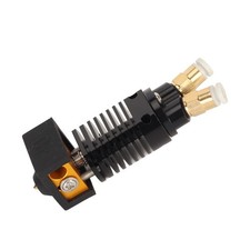 Metal Hotend Extruder Head 0.4mm Brass Nozzle Stable Fast Switch 2 In 1 Out New