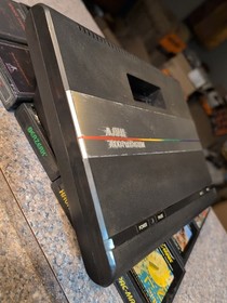 Atari 7800 Console With 15 Games Tested Defender  Space Invaders  Pac Man