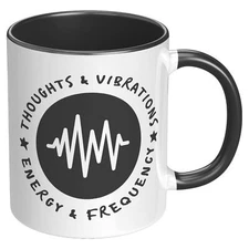 Thoughts & Vibes Accent Mug
