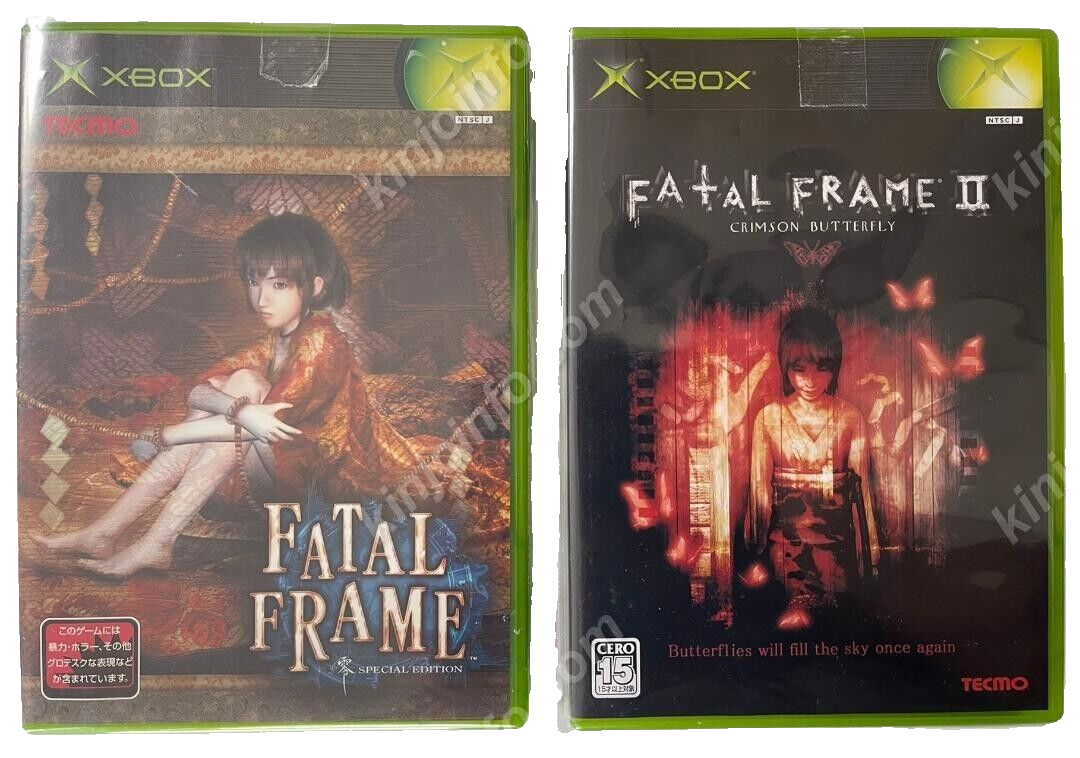 Xbox - XBOX FATAL FRAME 1&2 セット （零 1&2） FATAL FRAME 1 & 2 set Microsoft Xbox survival horror project